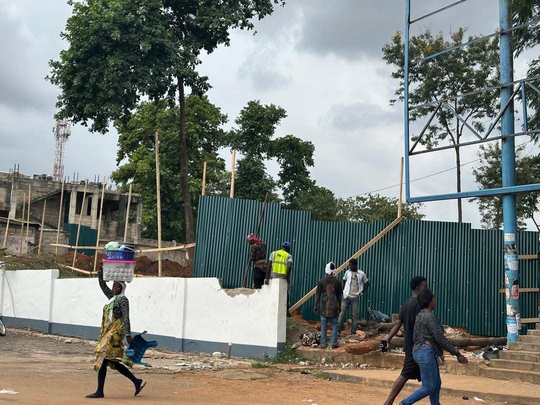 Amakom Children's Park Finally Cordoned Off for Reconstruction After Years of Neglect