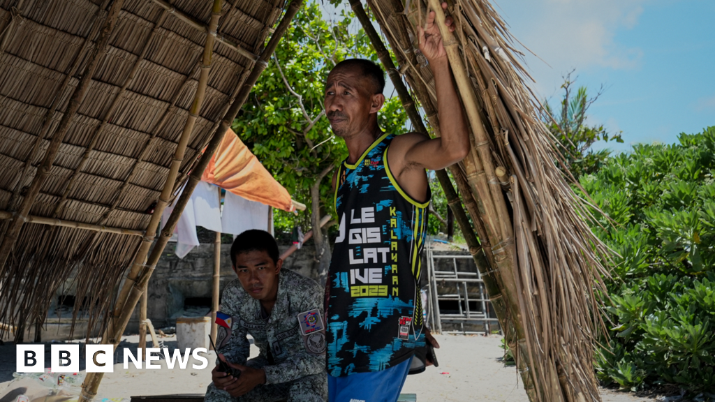 A Philippines island defying Beijing in the South China Sea