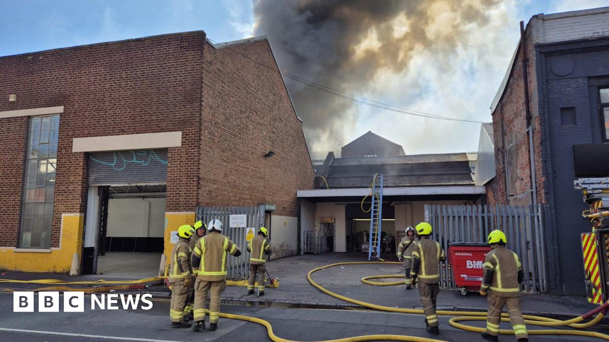 Factory unit almost destroyed as fire takes hold in Digbeth